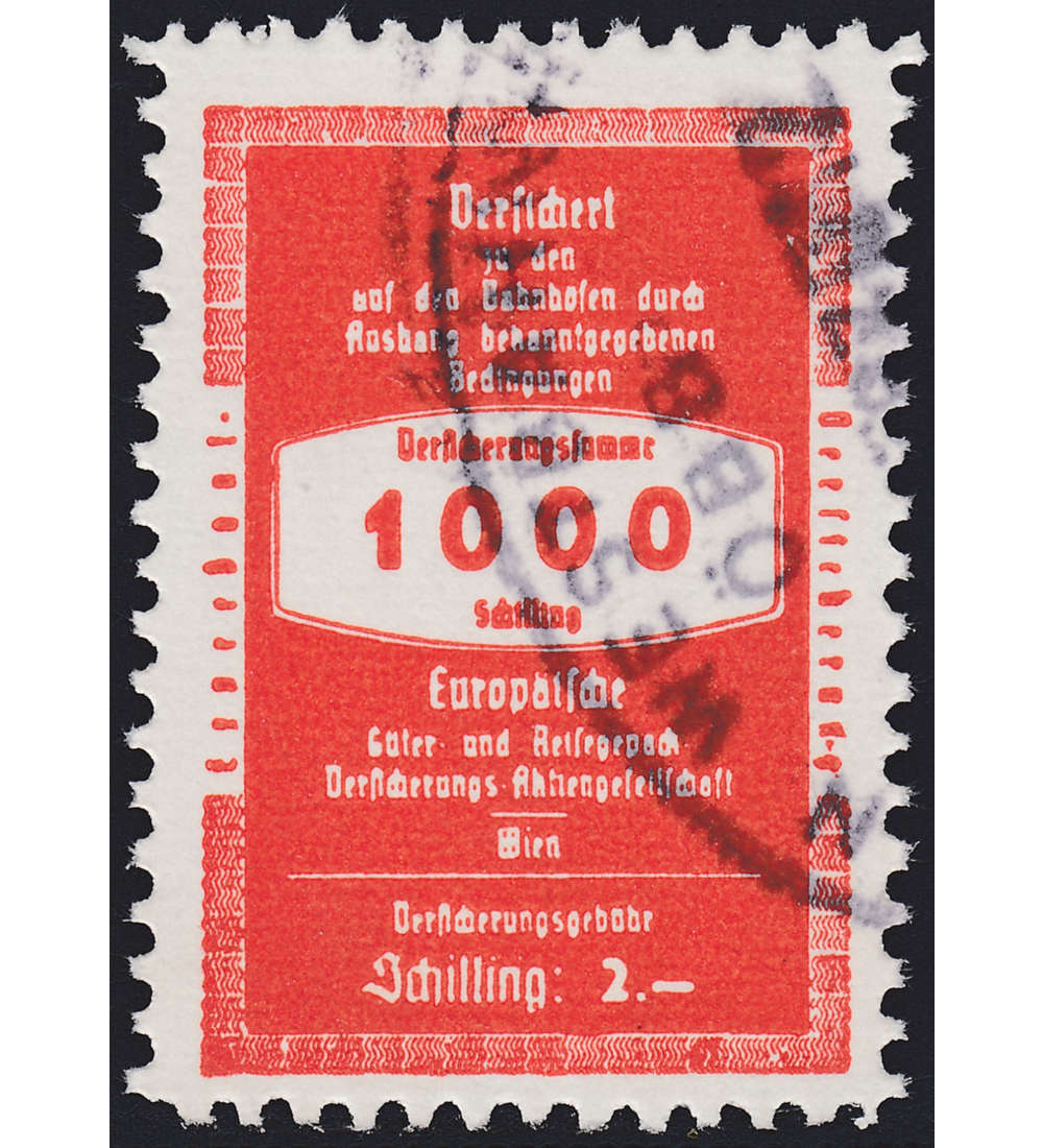 sterreich - Versicherungsmarke postfrisch **