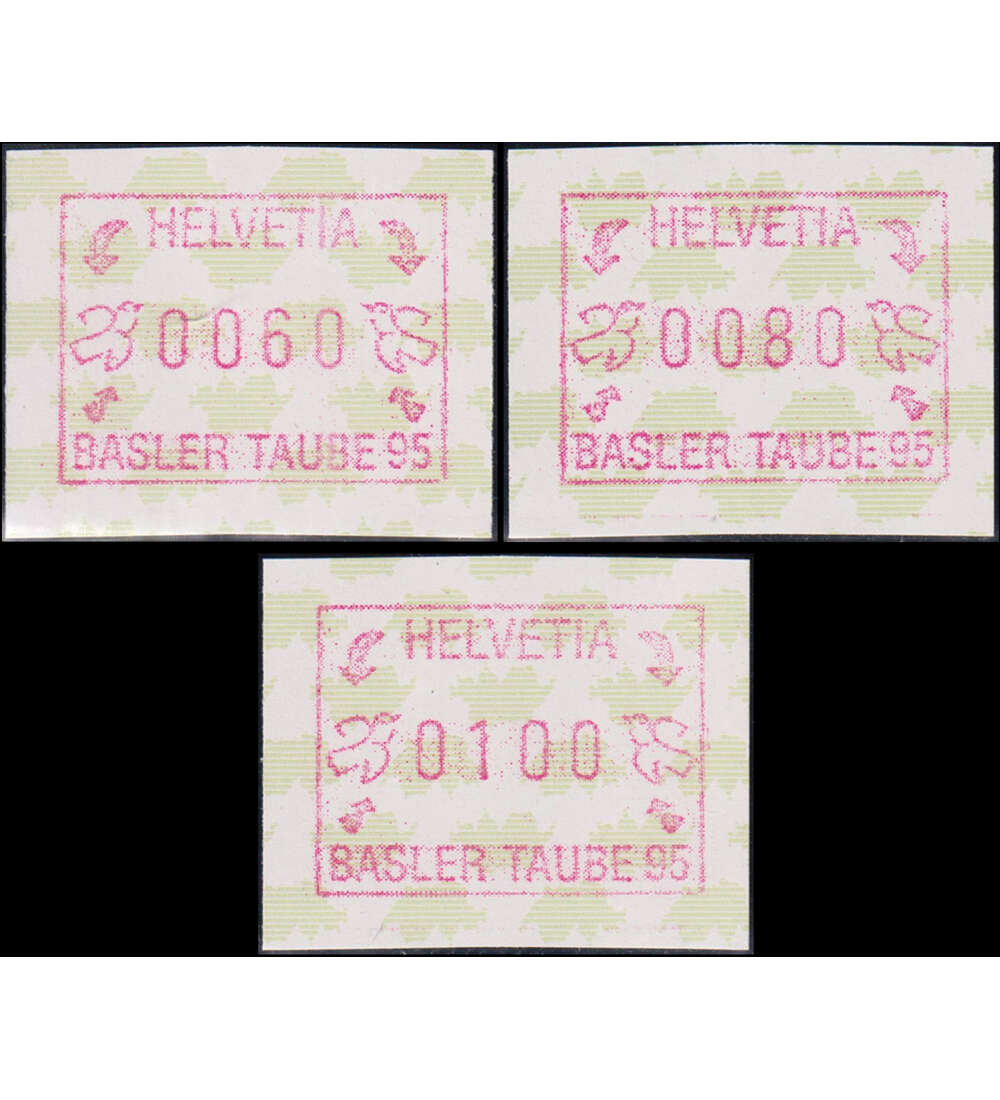 Schweiz - ATM Nr. 6 S1 postfrisch Basler Taube 1995