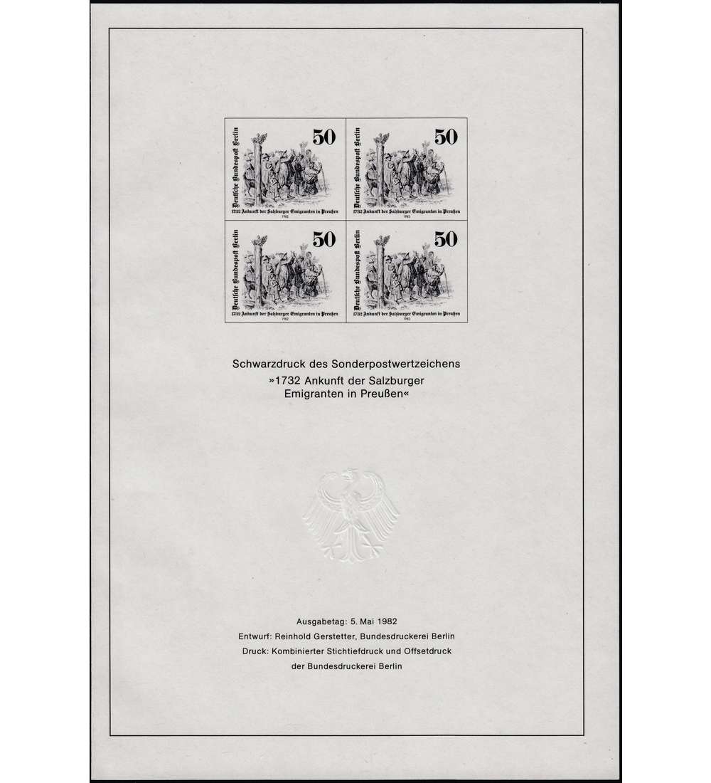 BRD Bund  Amtlicher Schwarzdruck Berlin Nr. 667