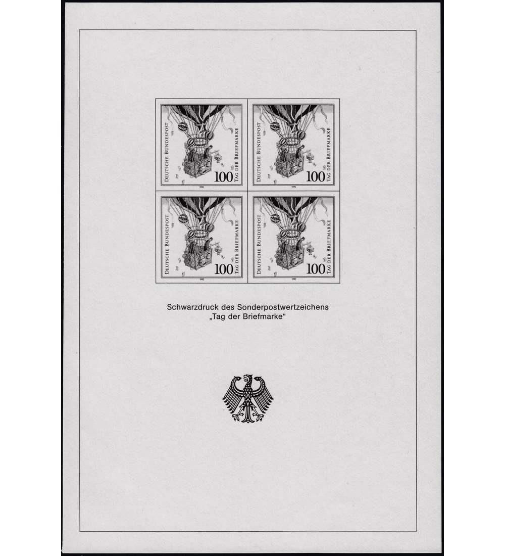 BRD Bund  Amtlicher Schwarzdruck Nr. 1638