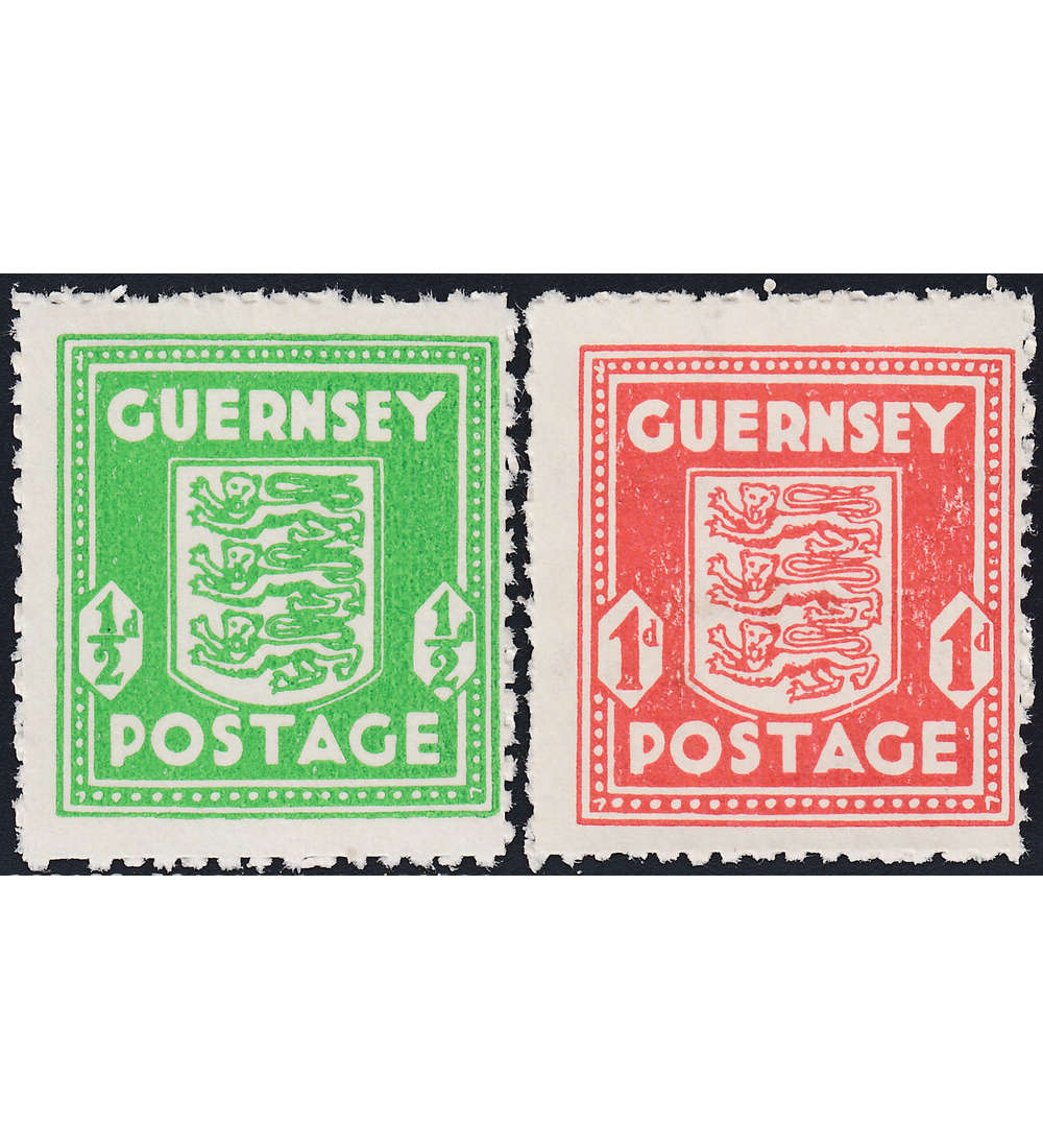 Deutsche Besetzung Guernsey Nr. 1+2 postfrisch **