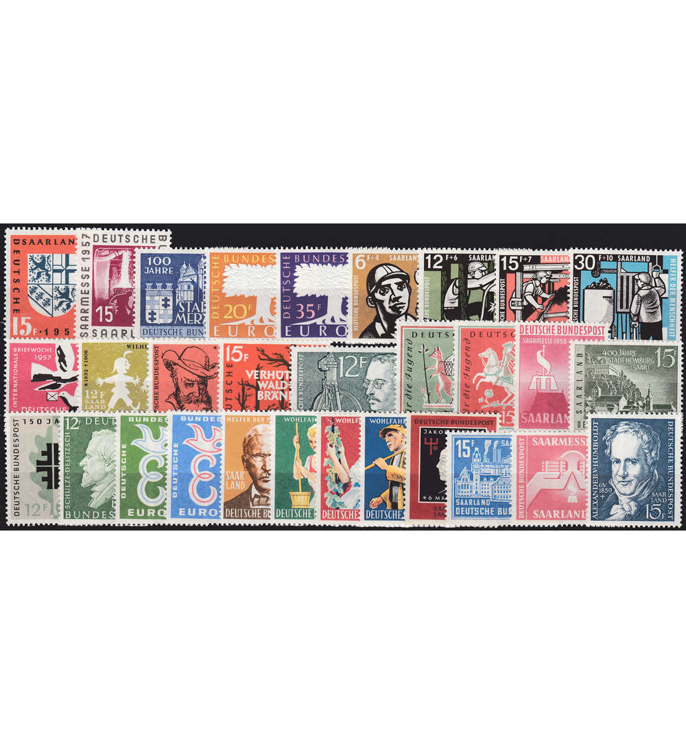 OPD Saarbrcken Sonder- und Zuschlagsmarken postfrisch **