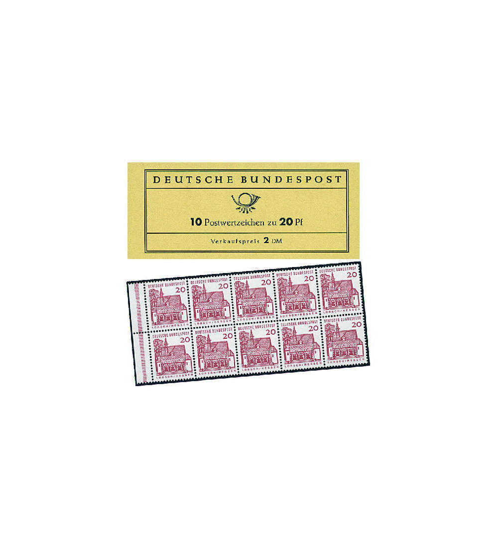 BRD Bund  Markenheft Nr. 11 Lorsch 1966