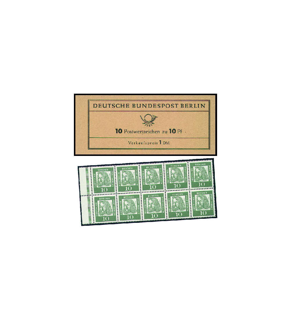 Berlin Markenheft Nr. 3 Drer 1962