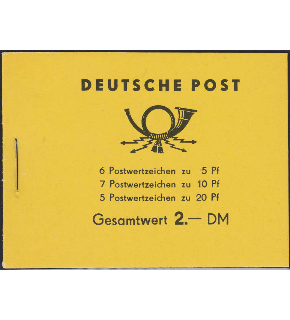 DDR Markenheft Nr. 2 Fnfjahrplan 1957
