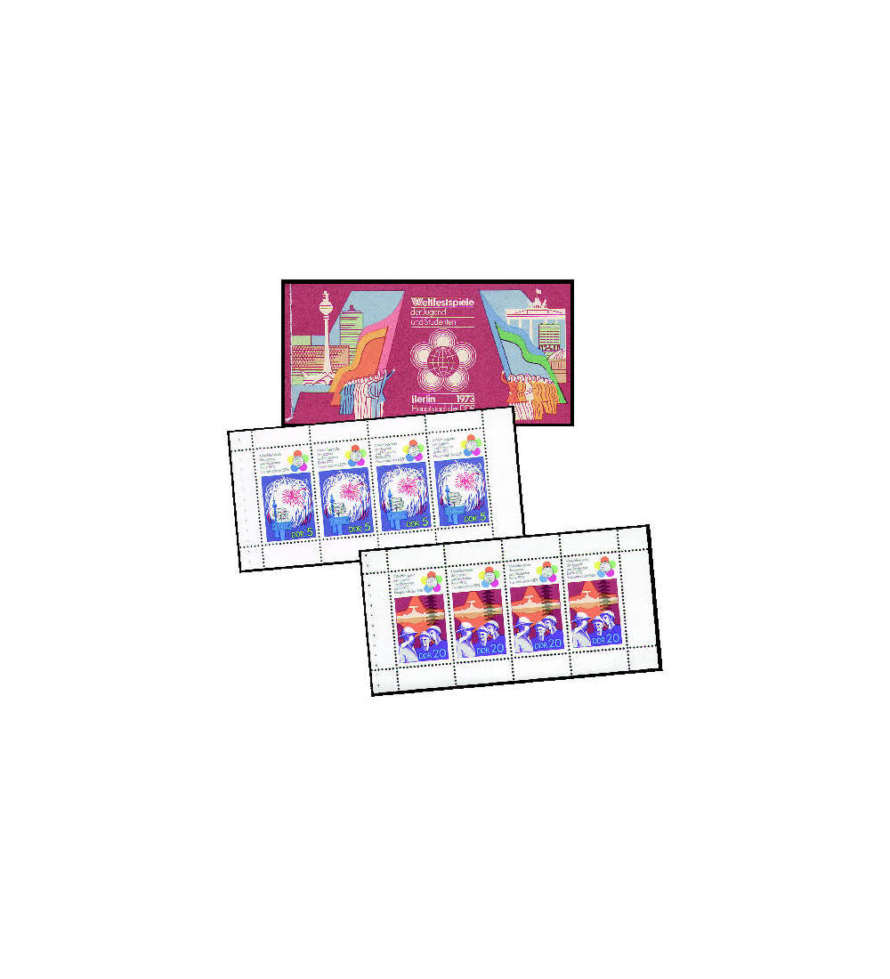 DDR Markenheft Nr. 7 Weltfestspiele 1973