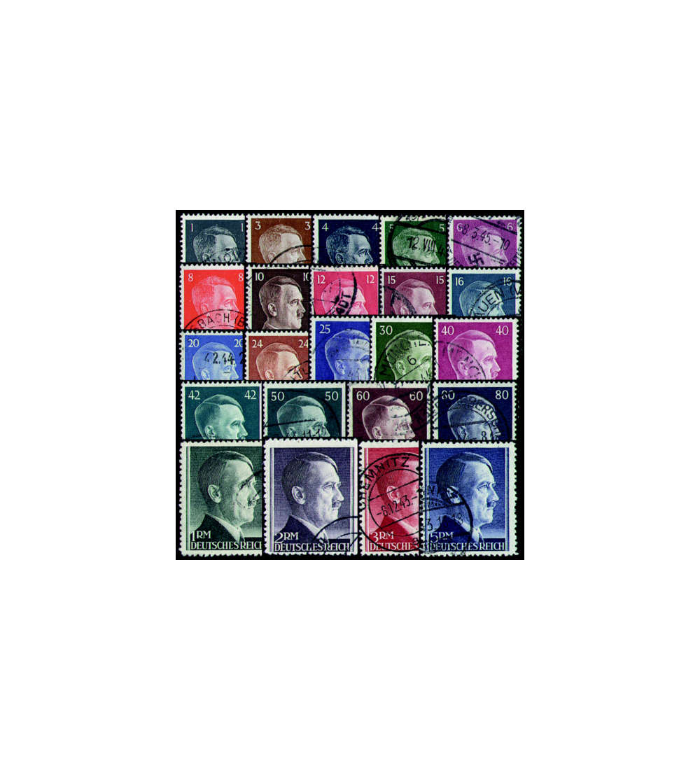 Deutsches Reich Nr. 781-802A Hitler