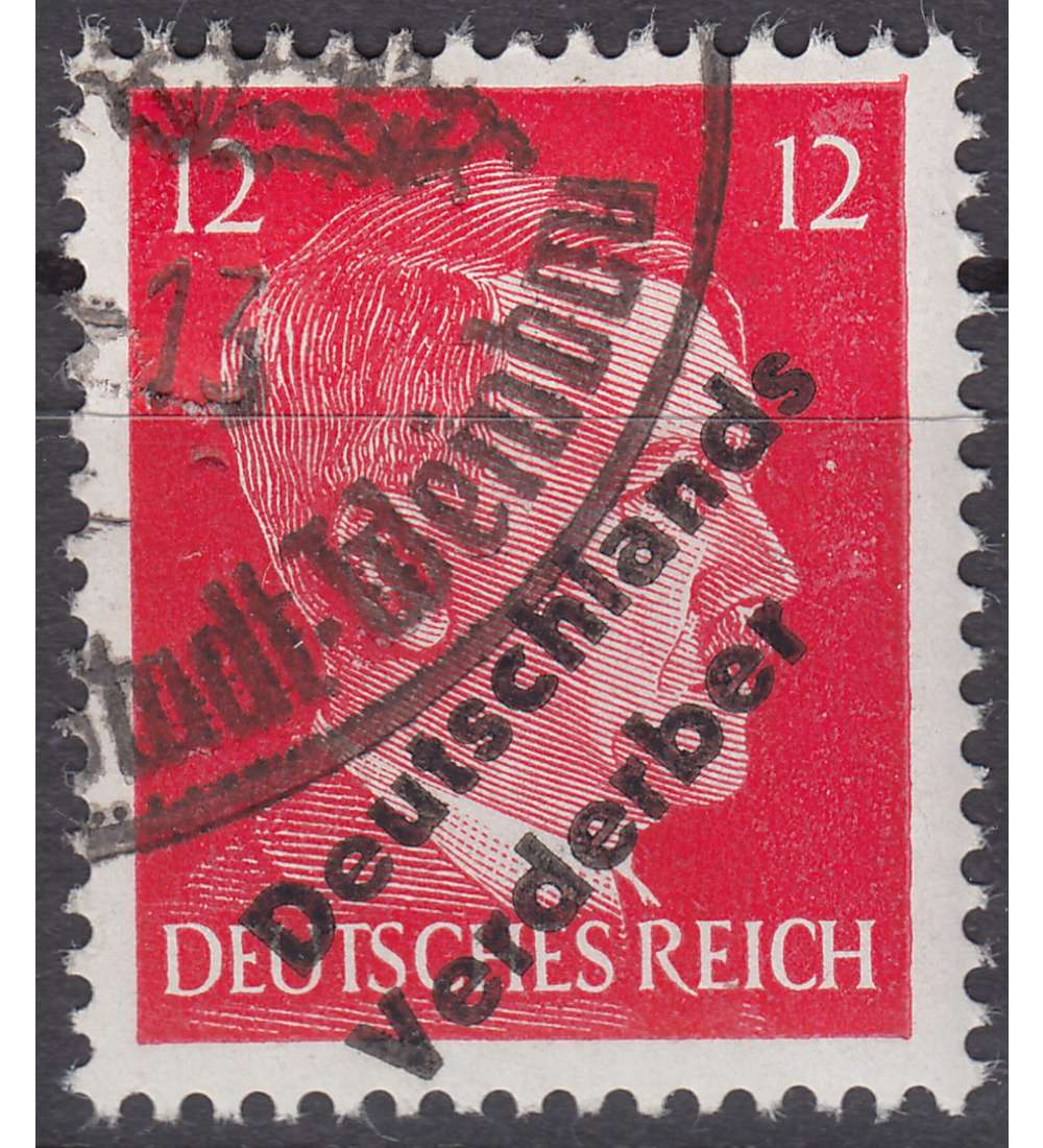 Deutsche Lokalausgaben Meien Nr. 34 I gestempelt -Aufdruckfehler