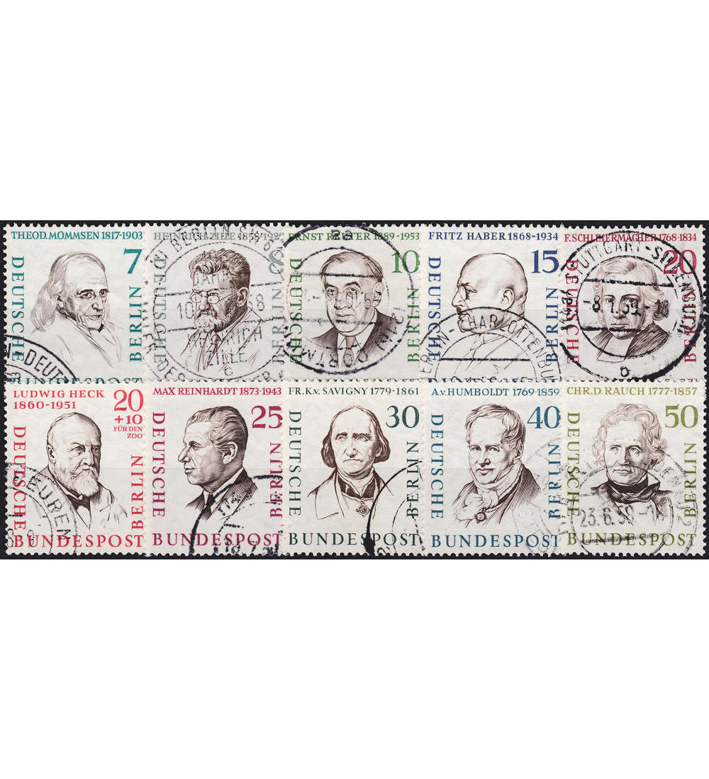 Berlin Komplettausgaben gest. mit Nr. 163-172