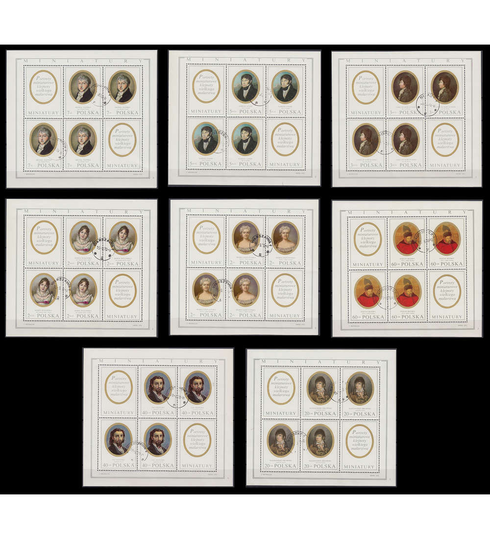 Polen Nr. 2017-2024 gestempelt Kleinbogen