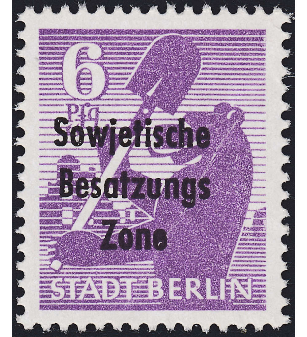 SBZ Nr. 201 A ux postfrisch geprft und typsigniert