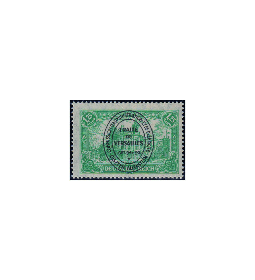 Allenstein Nr. 25 b postfrisch typgeprft und signiert