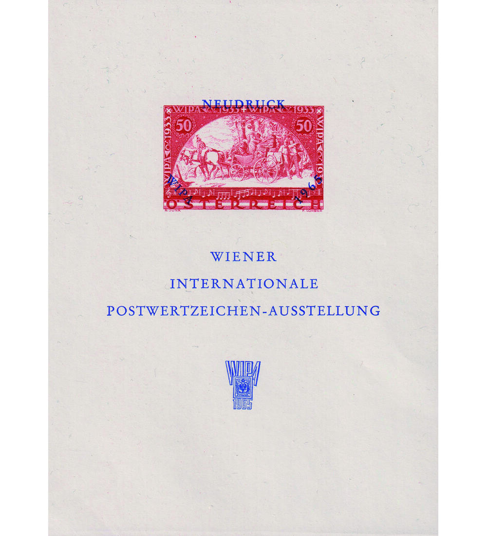 sterreich WIPA Ausstellungs-Vignette