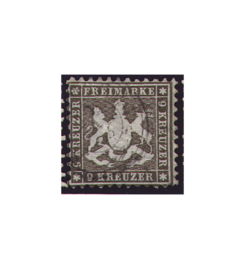 Wrttemberg Nr. 28 d gestempelt geprft