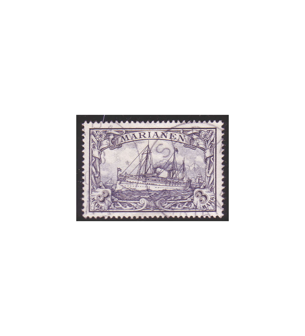 Marianen Nr. 18 gestempelt geprft