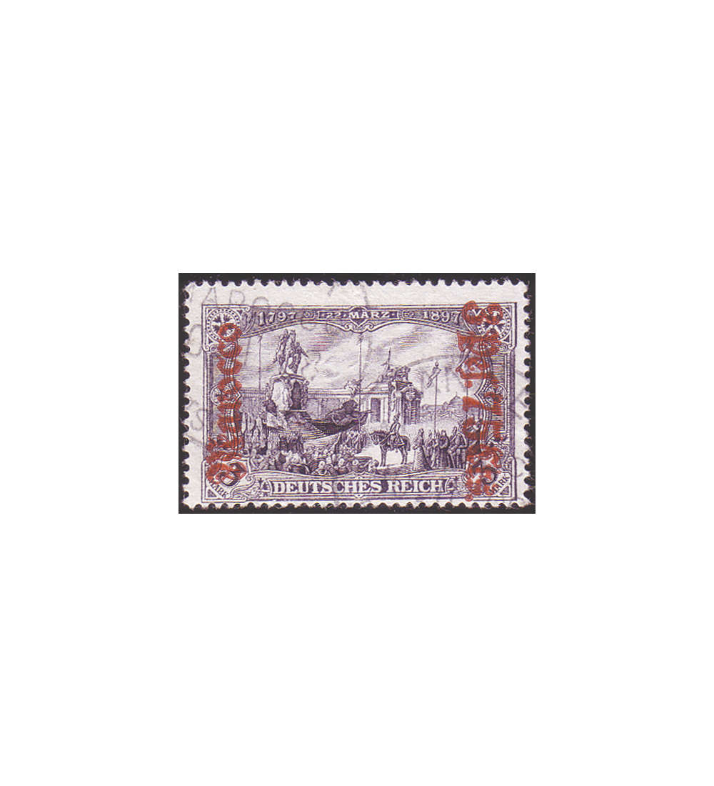 Deutsche Post Marokko Nr. 32 B gestempelt geprft