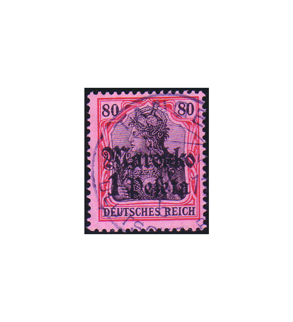 Deutsche Post Marokko Nr. 54 gestemeplet geprft