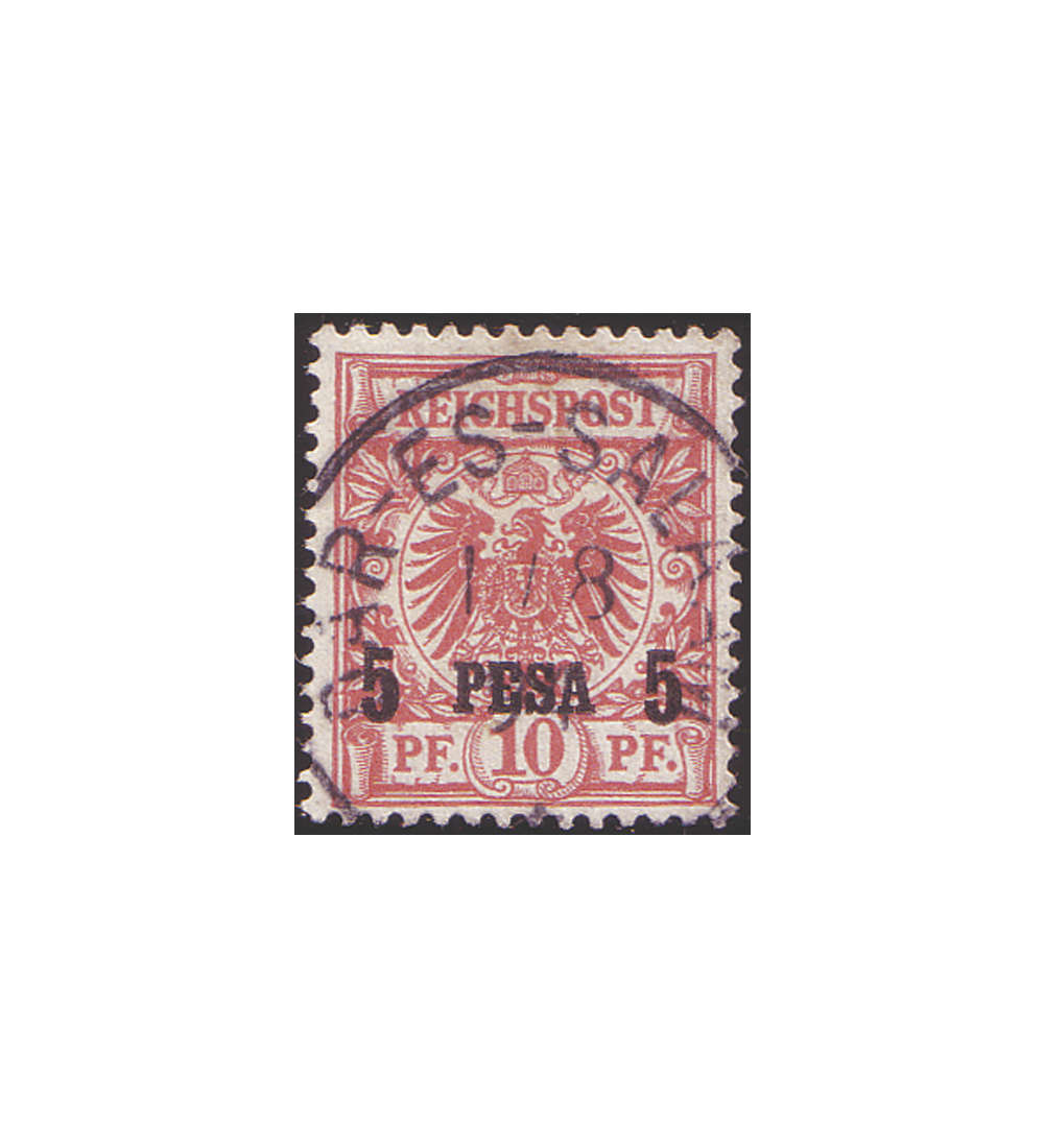 Deutsch-Ostafrika Nr. 3 I a gestempelt geprft