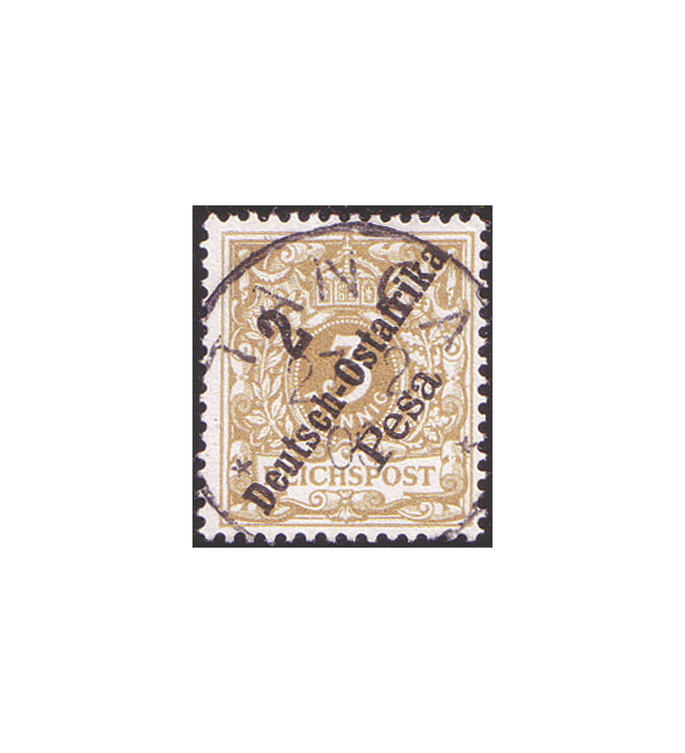 Deutsch-Ostafrika Nr. 6 b gestempelt geprft