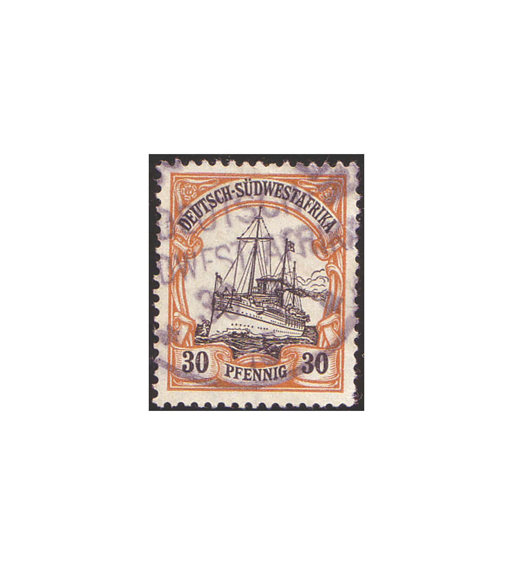 Deutsch-Sdwestafrika Nr. 28 x gestempelt geprft