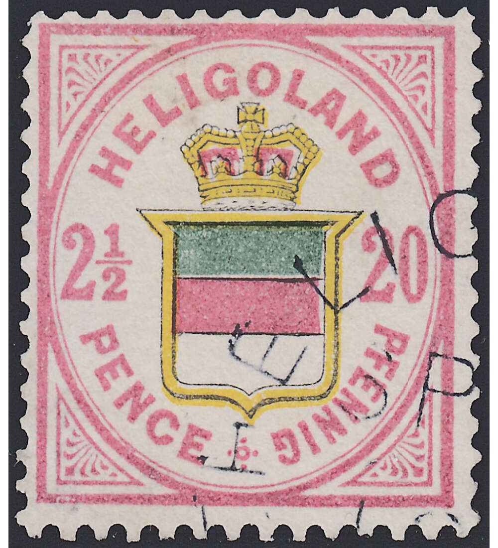 Helgoland Nr. 18c gestempelt