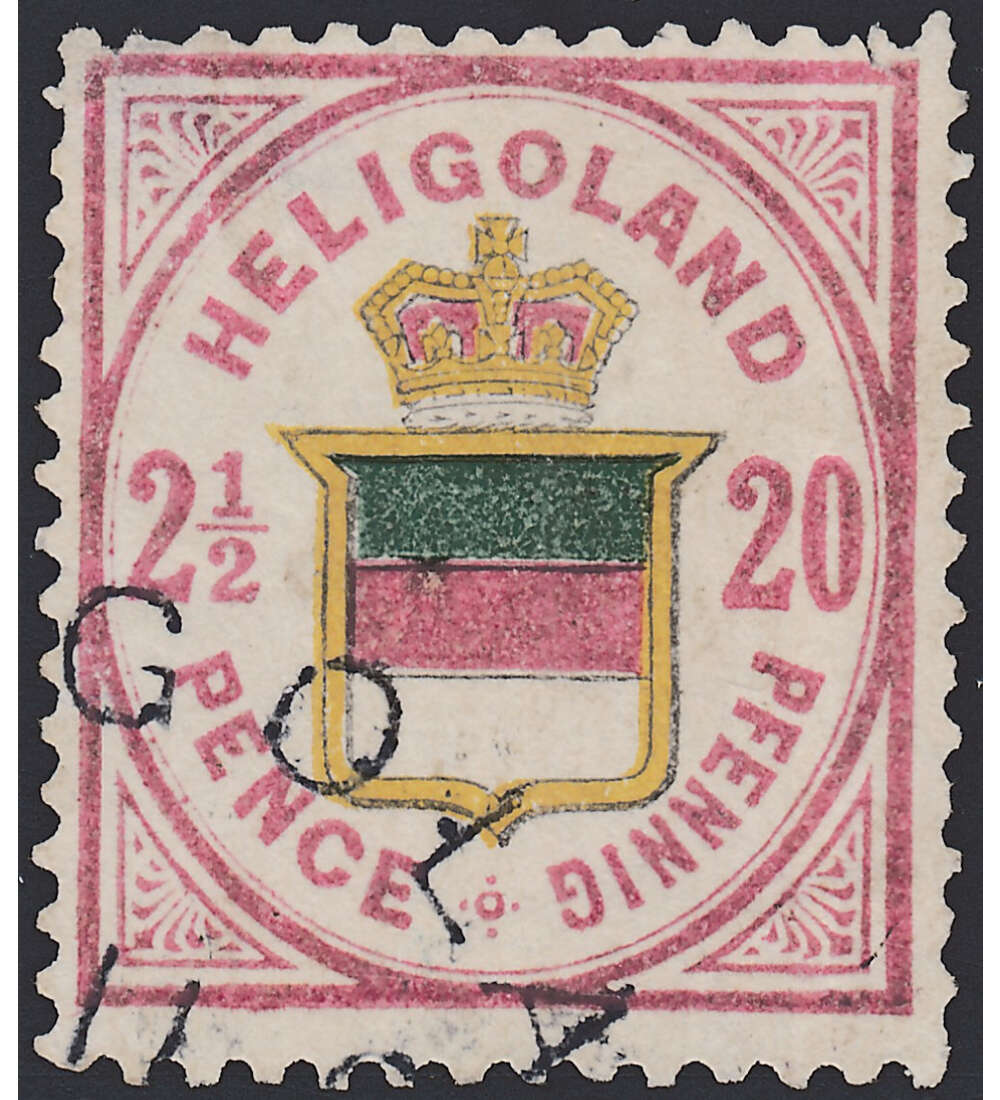 Helgoland Nr. 18h gestempelt