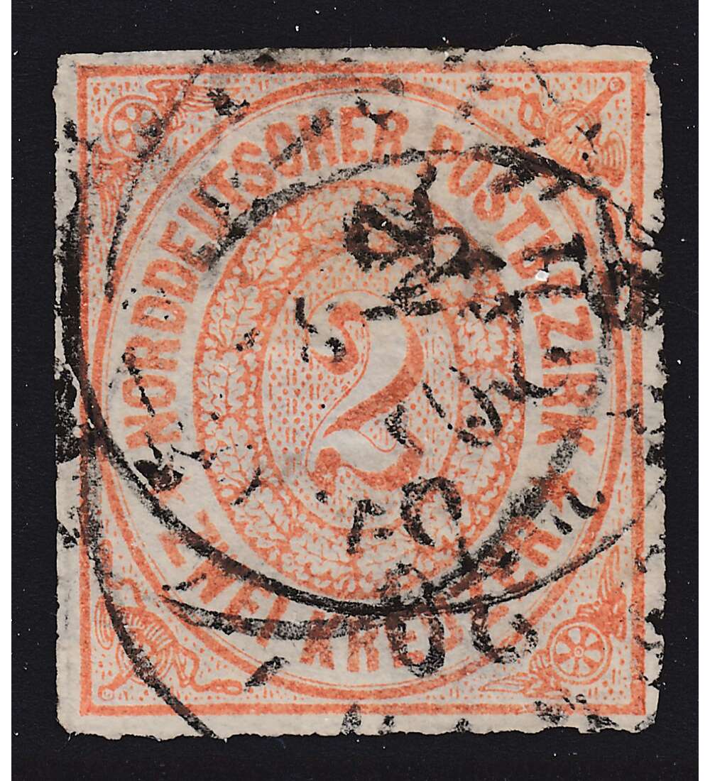   Norddeutscher Postbezirk Nr. 8 x gestempelt