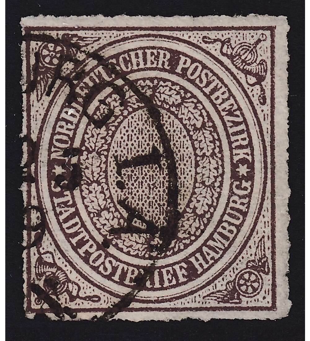   Norddeutscher Postbezirk Nr. 12 x gestempelt