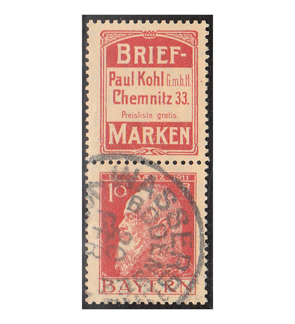 Bayern S 5.4 III gestempelt