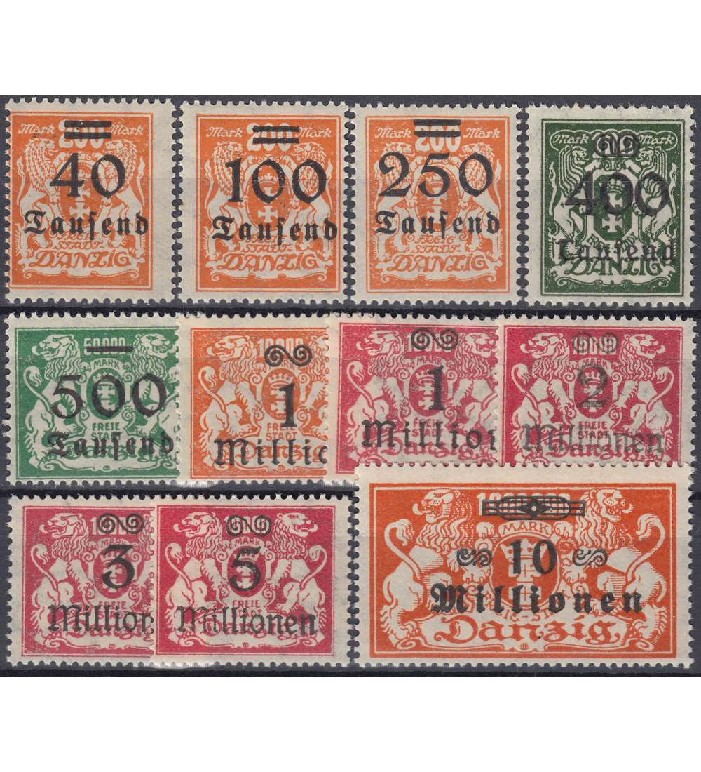 Danzig Nr. 158-168