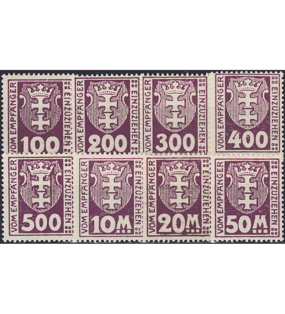 Danzig Porto Nr. 15-23 Y