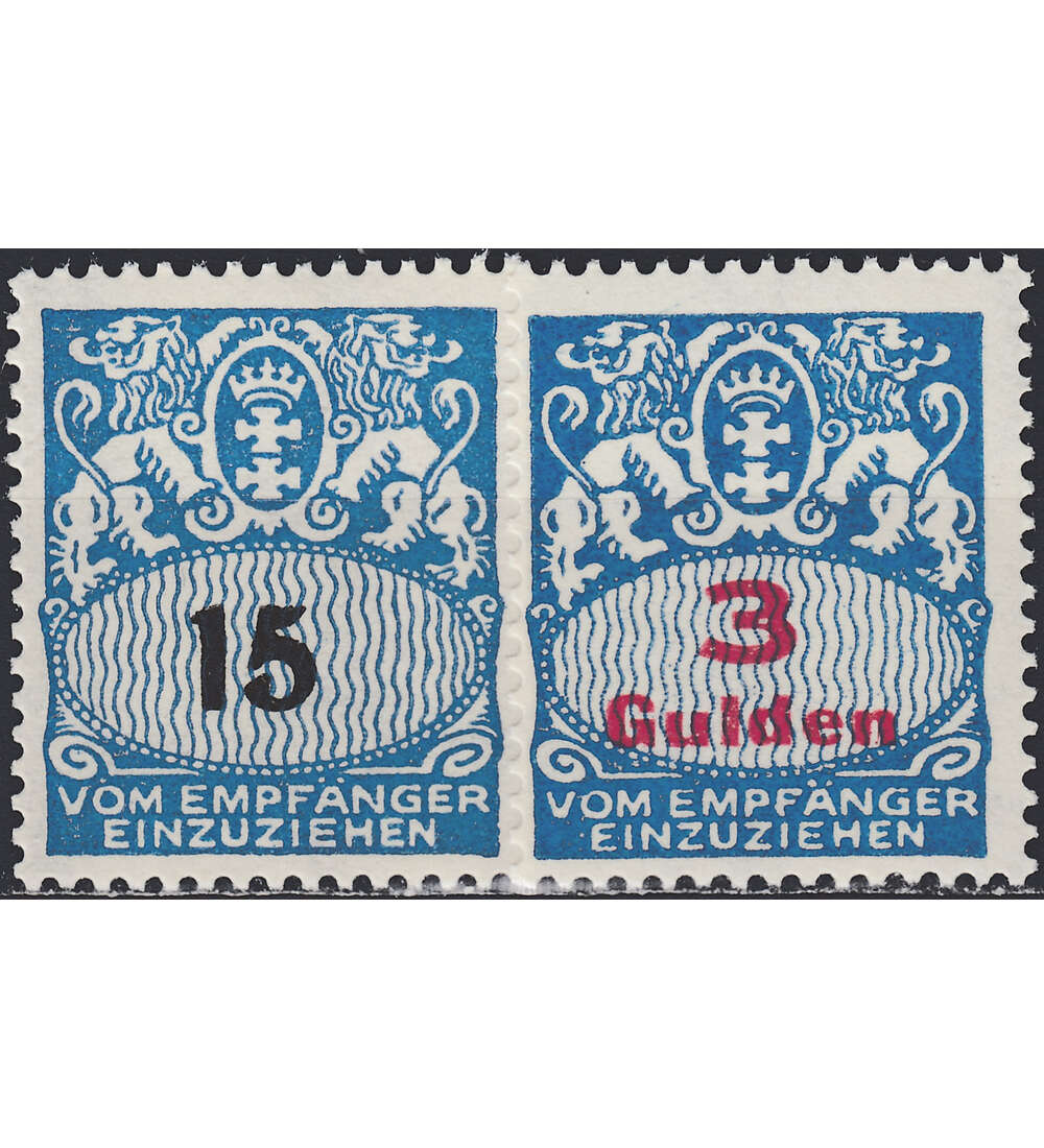 Danzig Porto Nr. 38-39