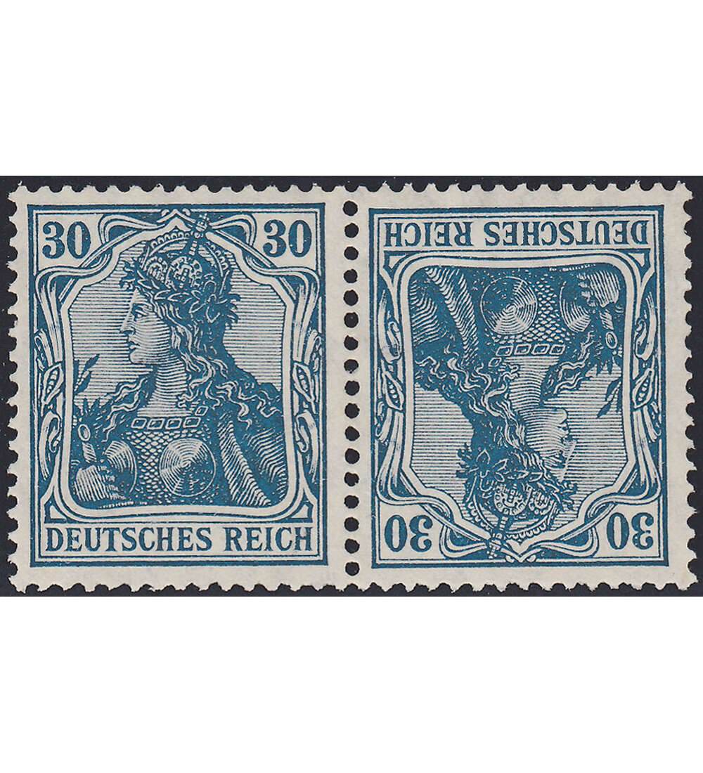 Dt. Reich ZD K 2 ungestempelt Germania 1921 (30+30)