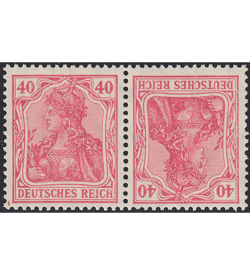 Dt. Reich ZD K 3 ungestempelt Germania 1921 (40+40)