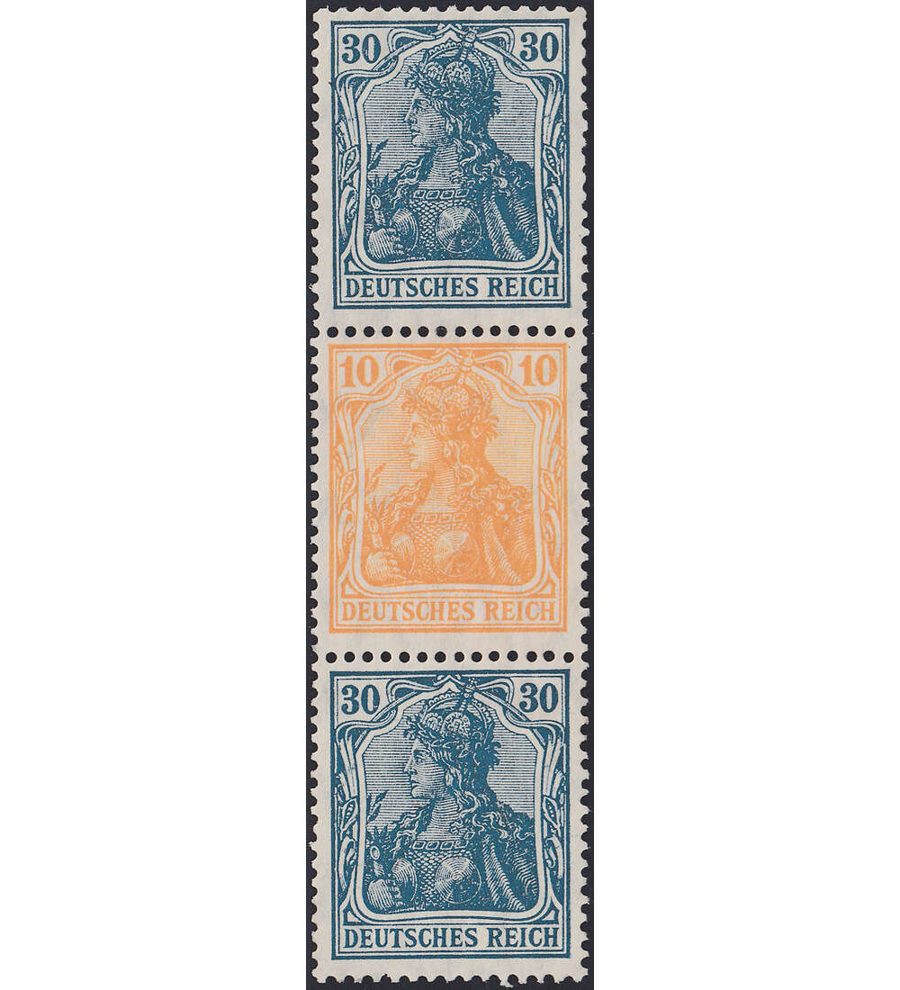 Dt. Reich ZD S 18 ungestempelt Germania 1921 (30+10+30)