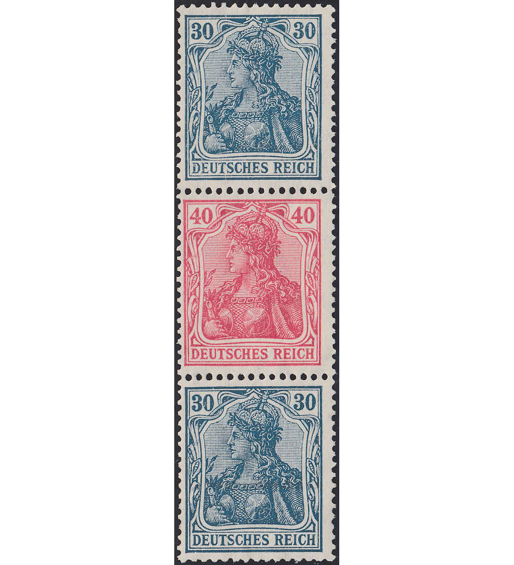 Dt. Reich ZD S 20 ungestempelt Germania 1921 (30+40+30)
