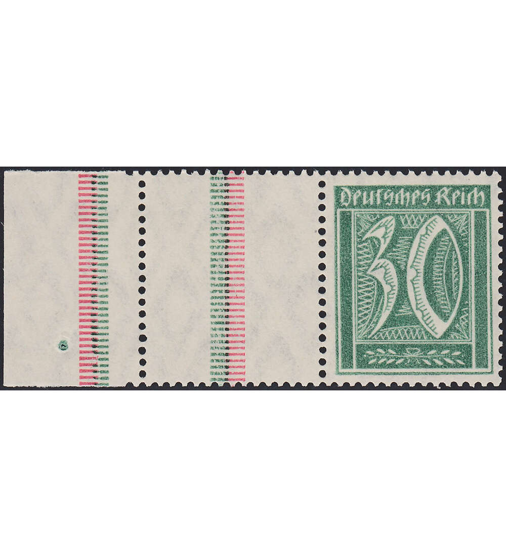 Dt. Reich ZD RL 11 ungestemp. Germania und Ziffer 1921 (RL+L+30)
