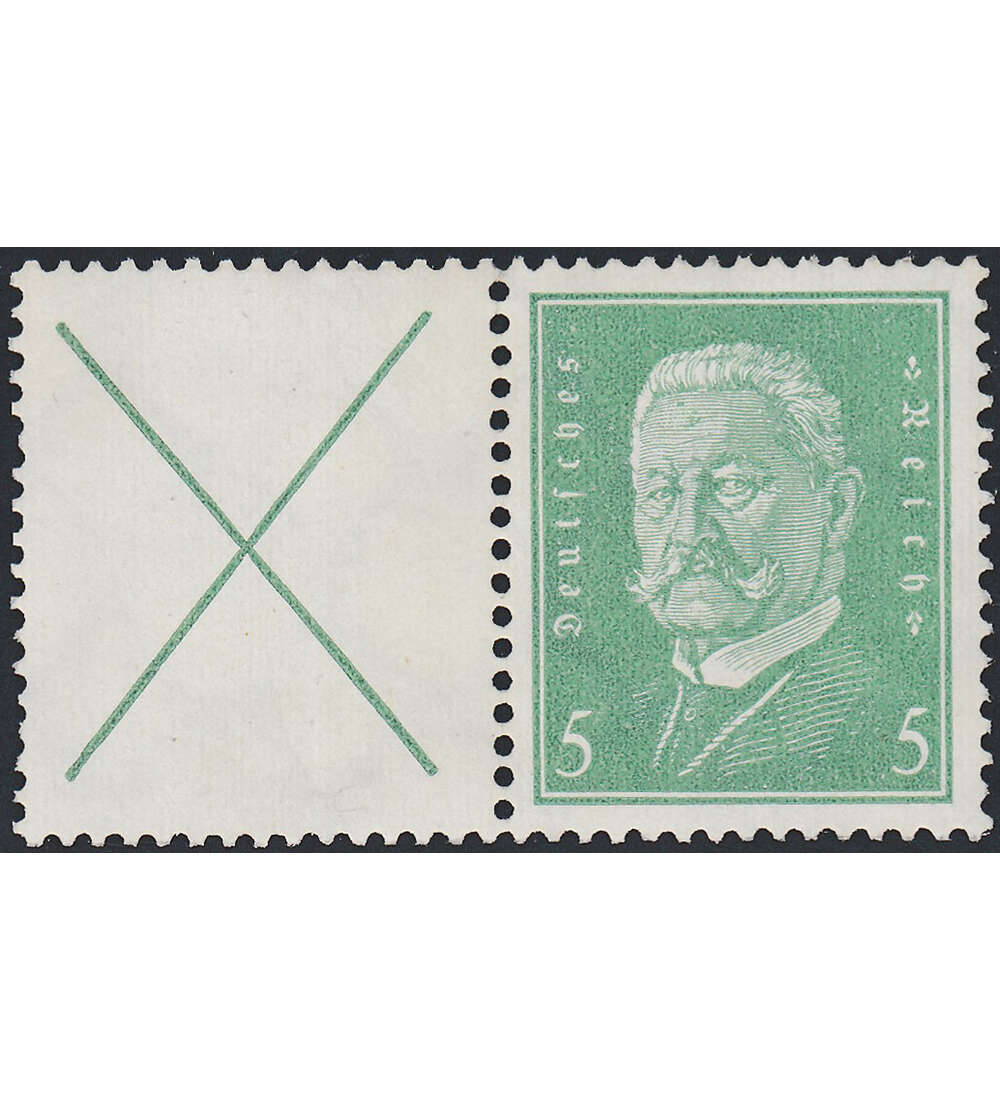 Dt. Reich ZD W 23 ungestempelt Kant 1927 (X+15)