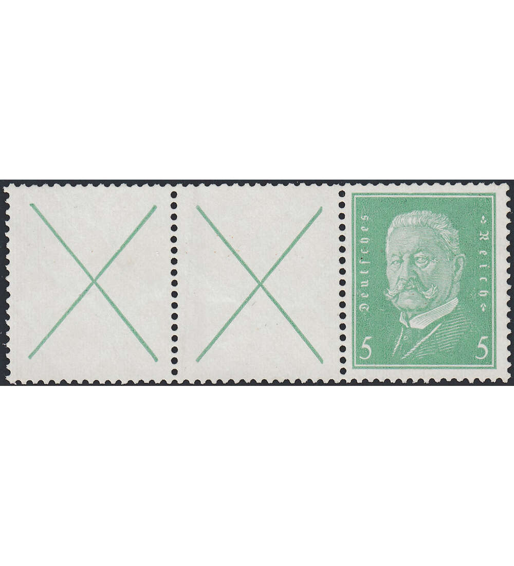 Dt. Reich ZD W 24 ungestempelt Nothilfe 1927 (X+10)