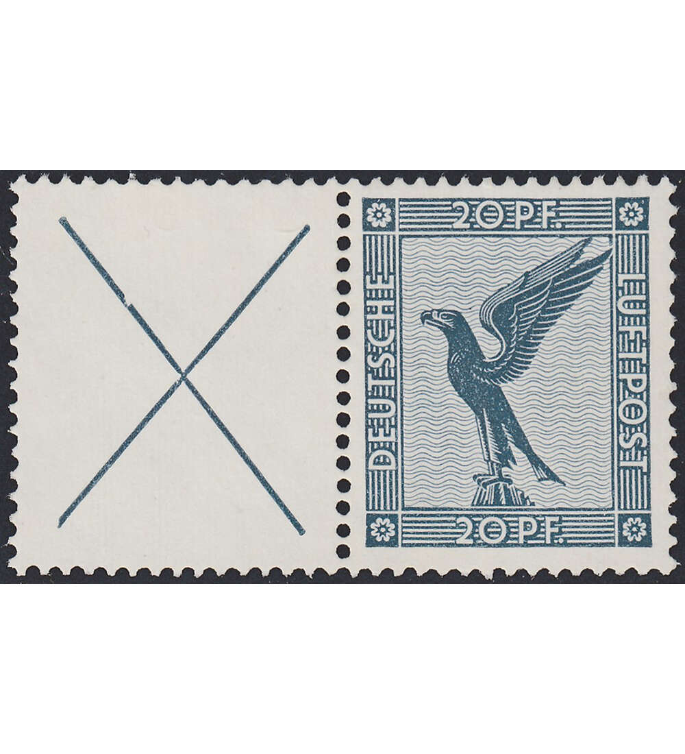 Dt. Reich ZD K 12 ungestempelt Reichsprsidenten 1928 (8+8)