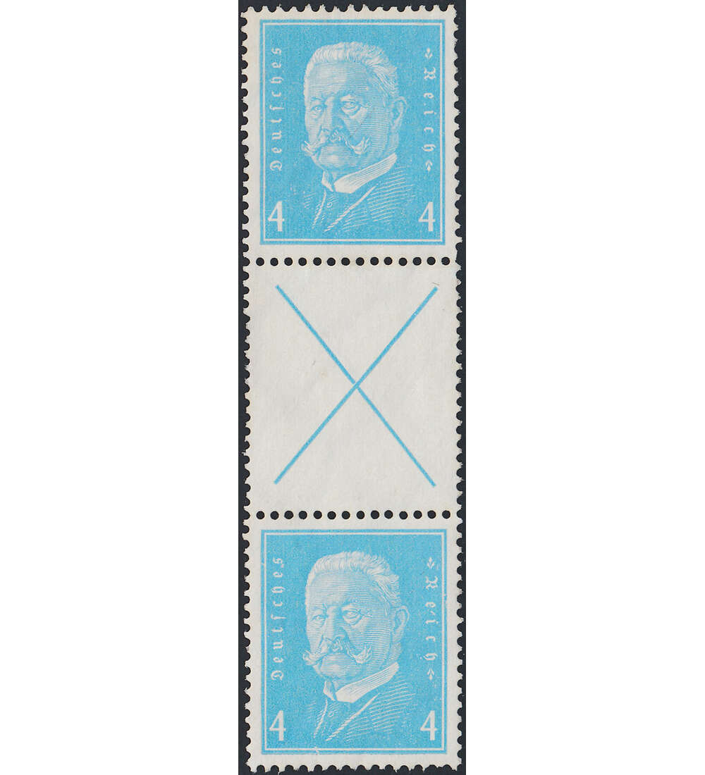 Dt. Reich ZD W 30.1 ungestemp. Reichsprsidenten 1928 (X+15)