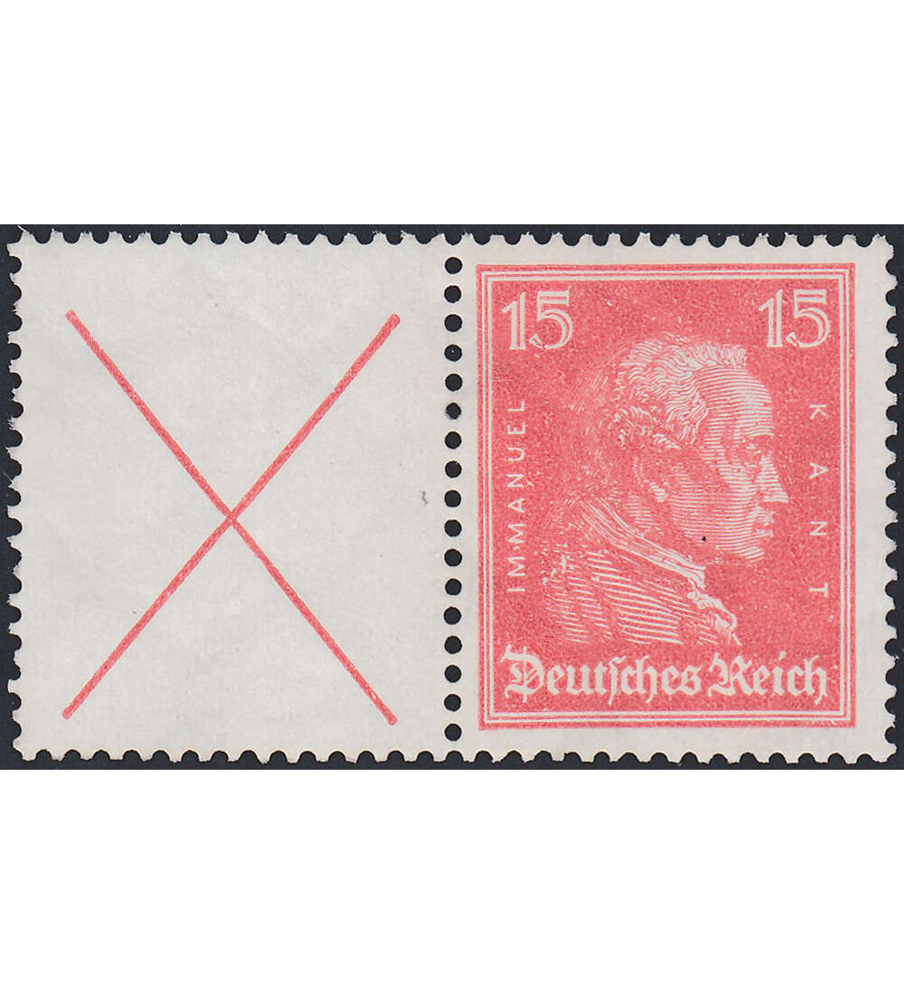 Dt. Reich ZD W 30.3 ungestemp. Reichsprsidenten 1928 (RL+X+X+15)