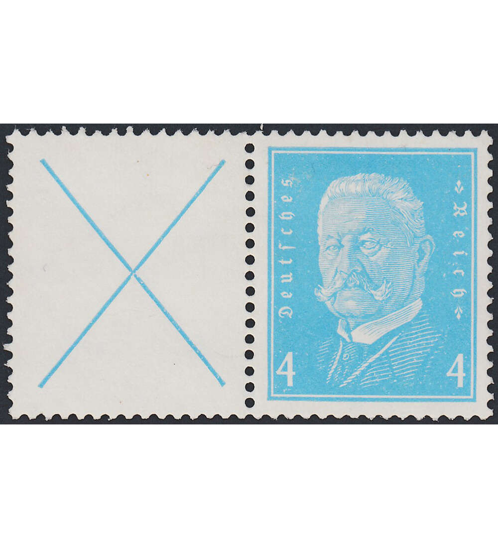 Dt. Reich ZD S 39 ungestempelt Reichsprsidenten 1932 (X+4+X)