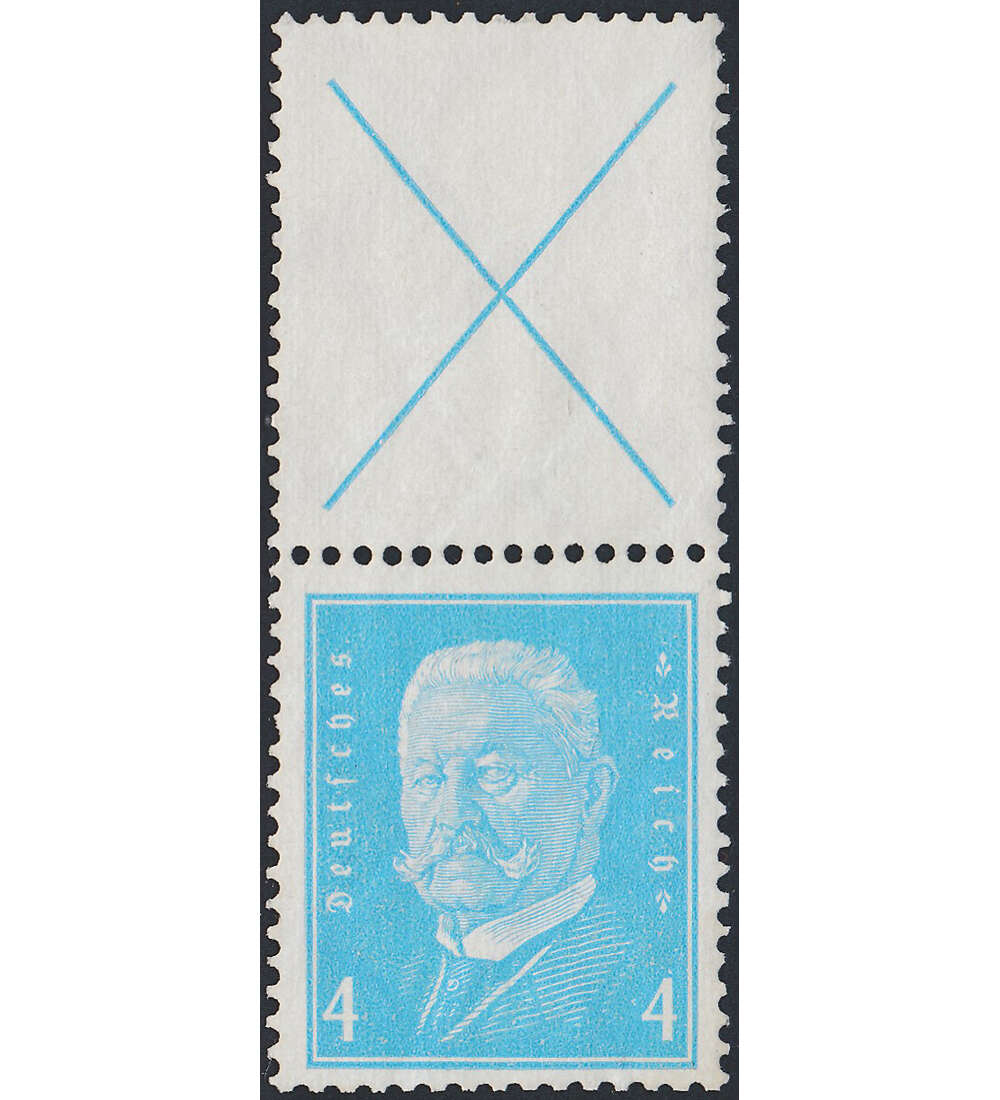 Dt. Reich ZD S 44 ungestempelt Reichsprsidenten 1932 (6+5)