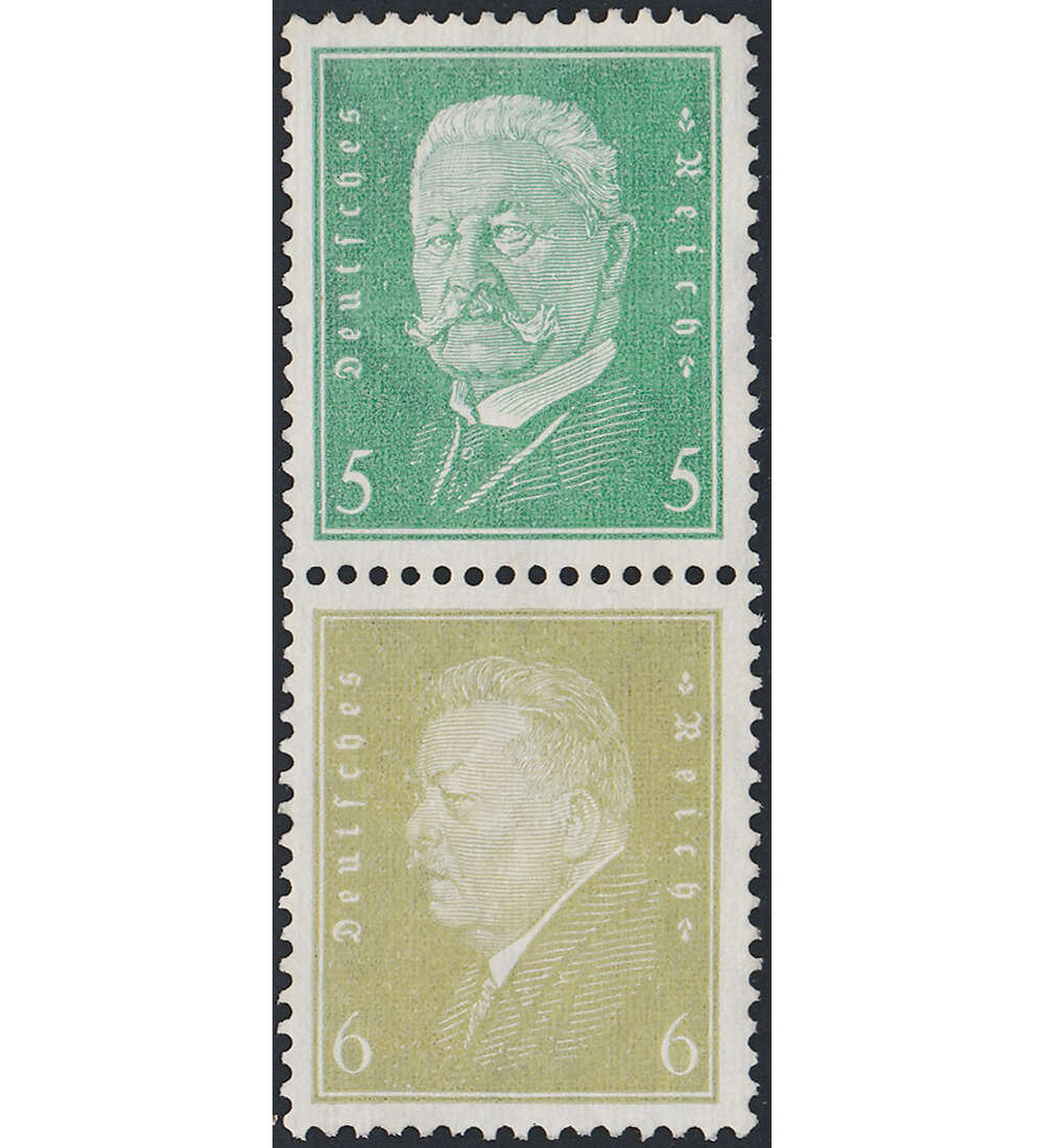 Dt. Reich ZD S 48 ungestempelt Reichsprsidenten 1932 (12+6)