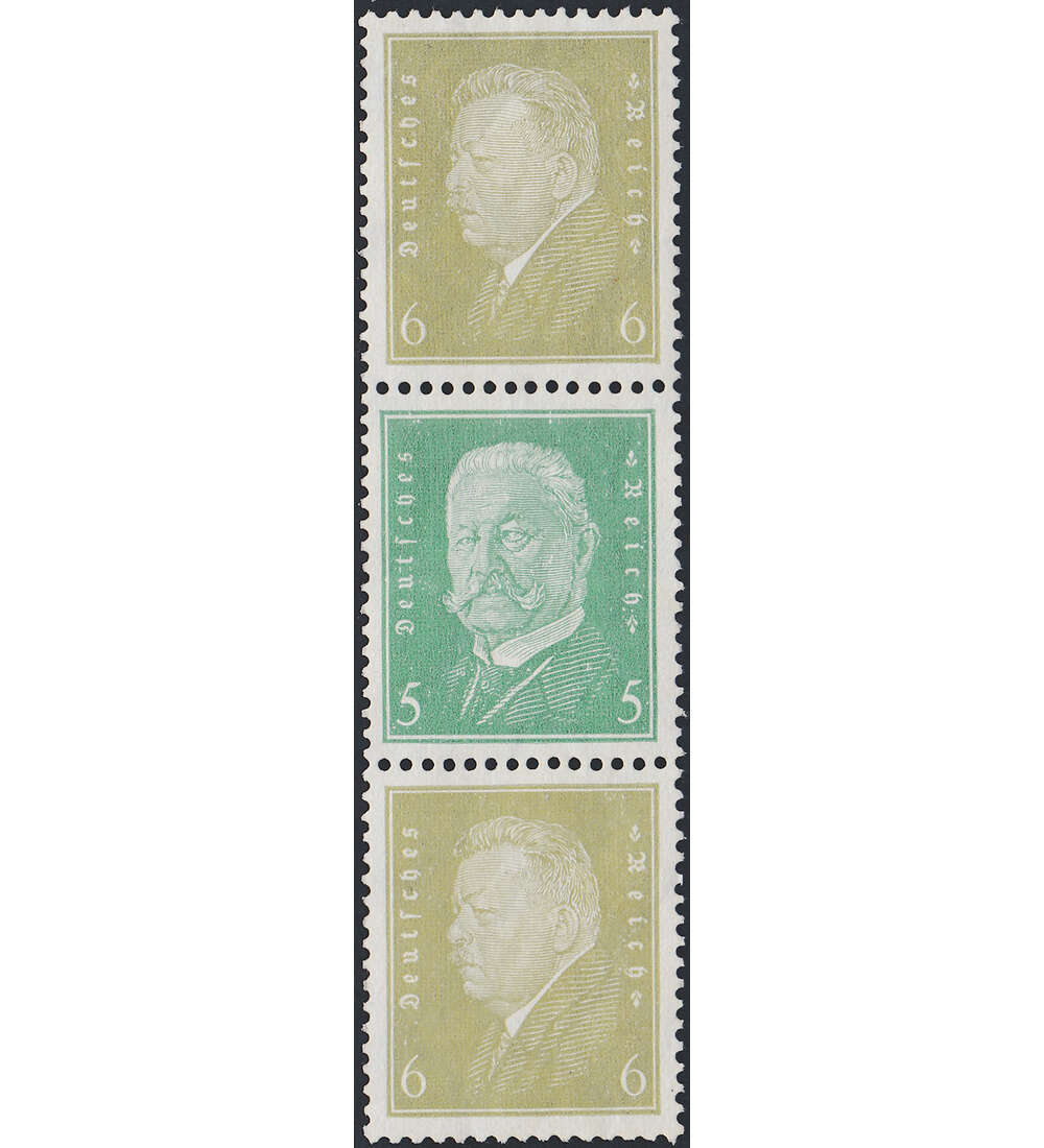 Dt. Reich ZD W 28 ungestempelt Reichsprsidenten 1932 (6+5)