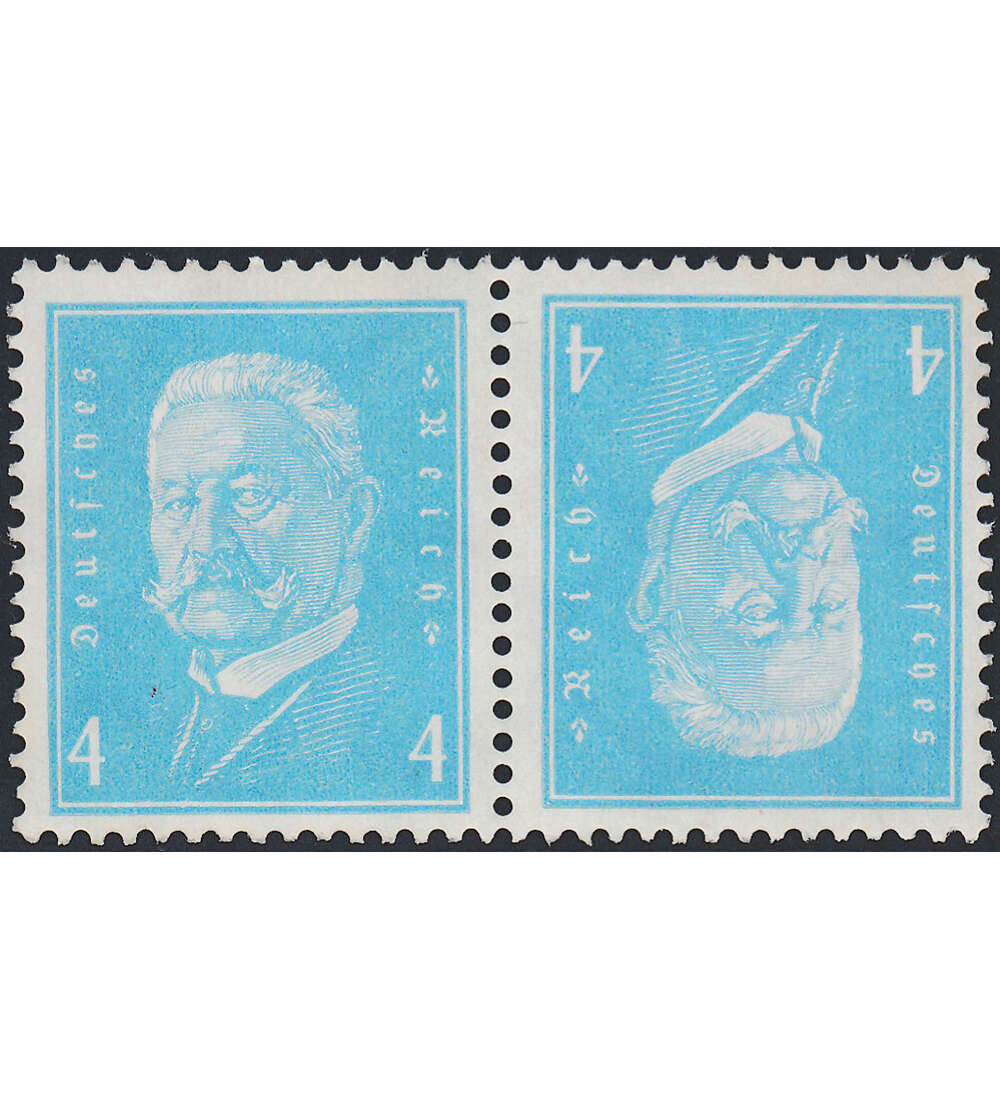 Dt. Reich ZD S 52 ungestempelt Nothilfe 1928 (15+8) Landeswappen