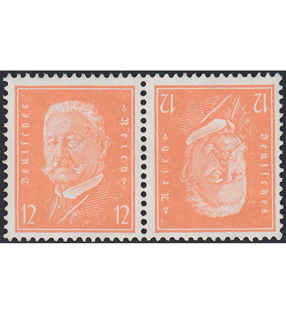 Dt. Reich ZD S 56 ungestempelt Nothilfe 1928 (X+8) Landeswappen