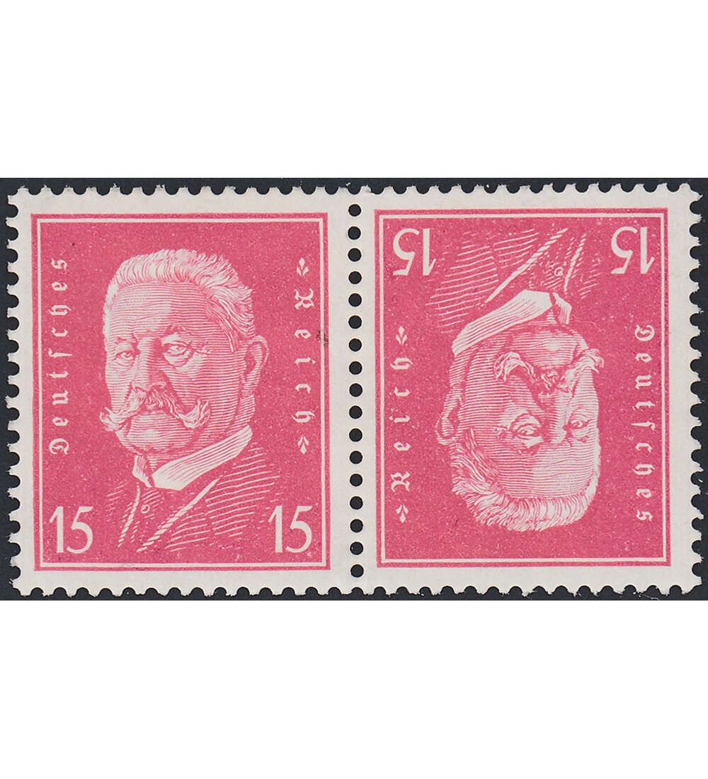 Dt. Reich ZD S 57 ungestempelt Nothilfe 1928 (X+8+X) Landeswappen