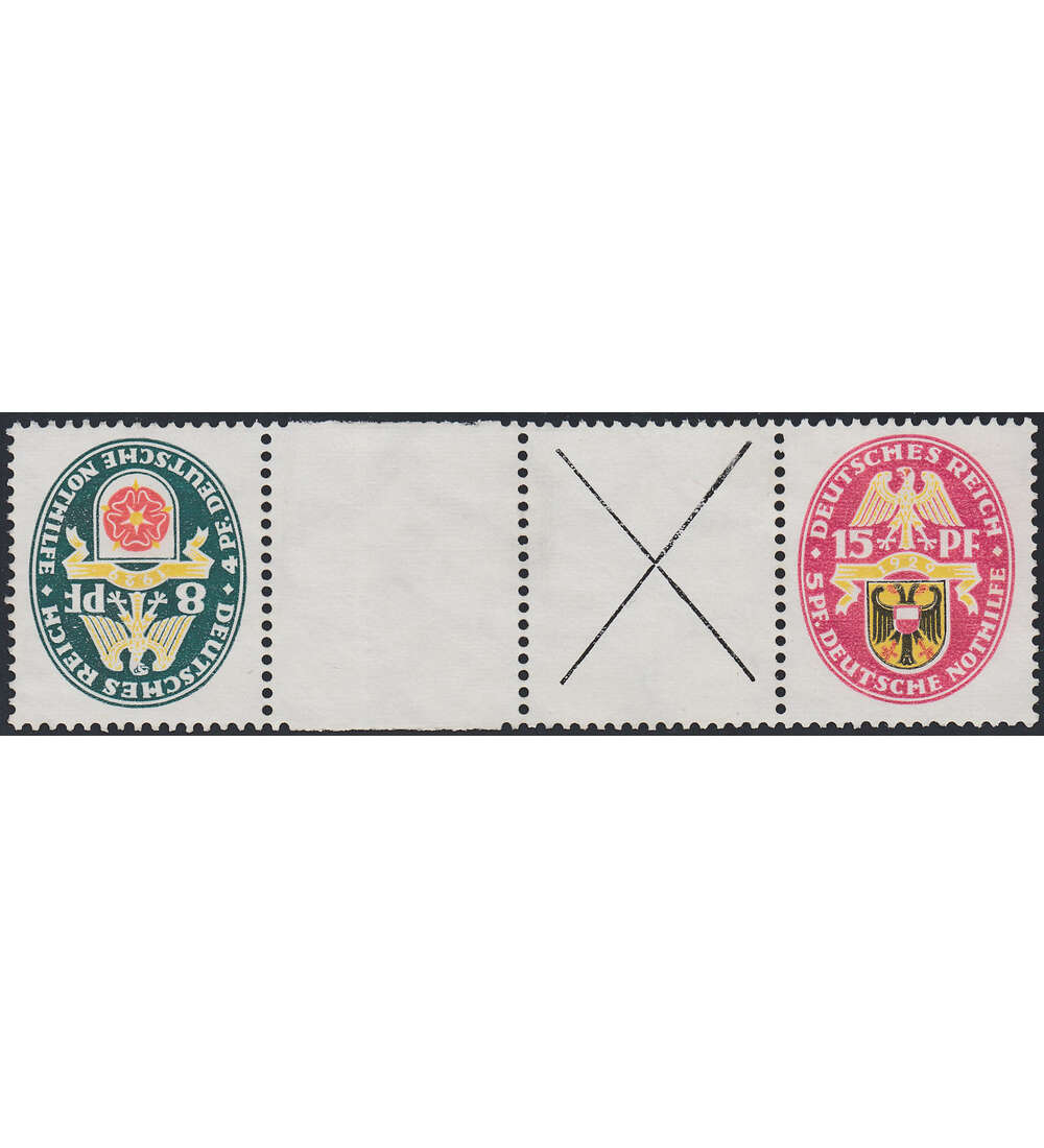 Dt. Reich ZD S 79 ungestempelt Nothilfe 1930 (15+8+15) Bauwerke